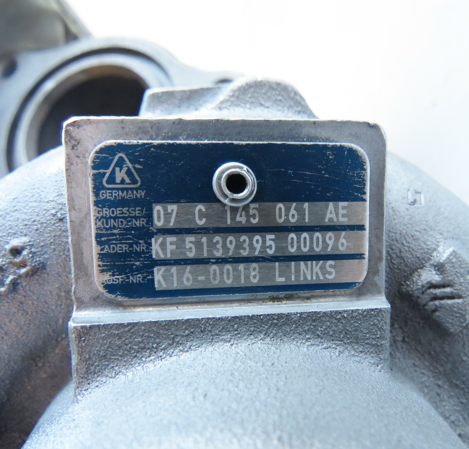 Bentley Continental Flying Spur GT GTC 6.0 W12 2003-2018 OEM Turbocharger Left - Image 3