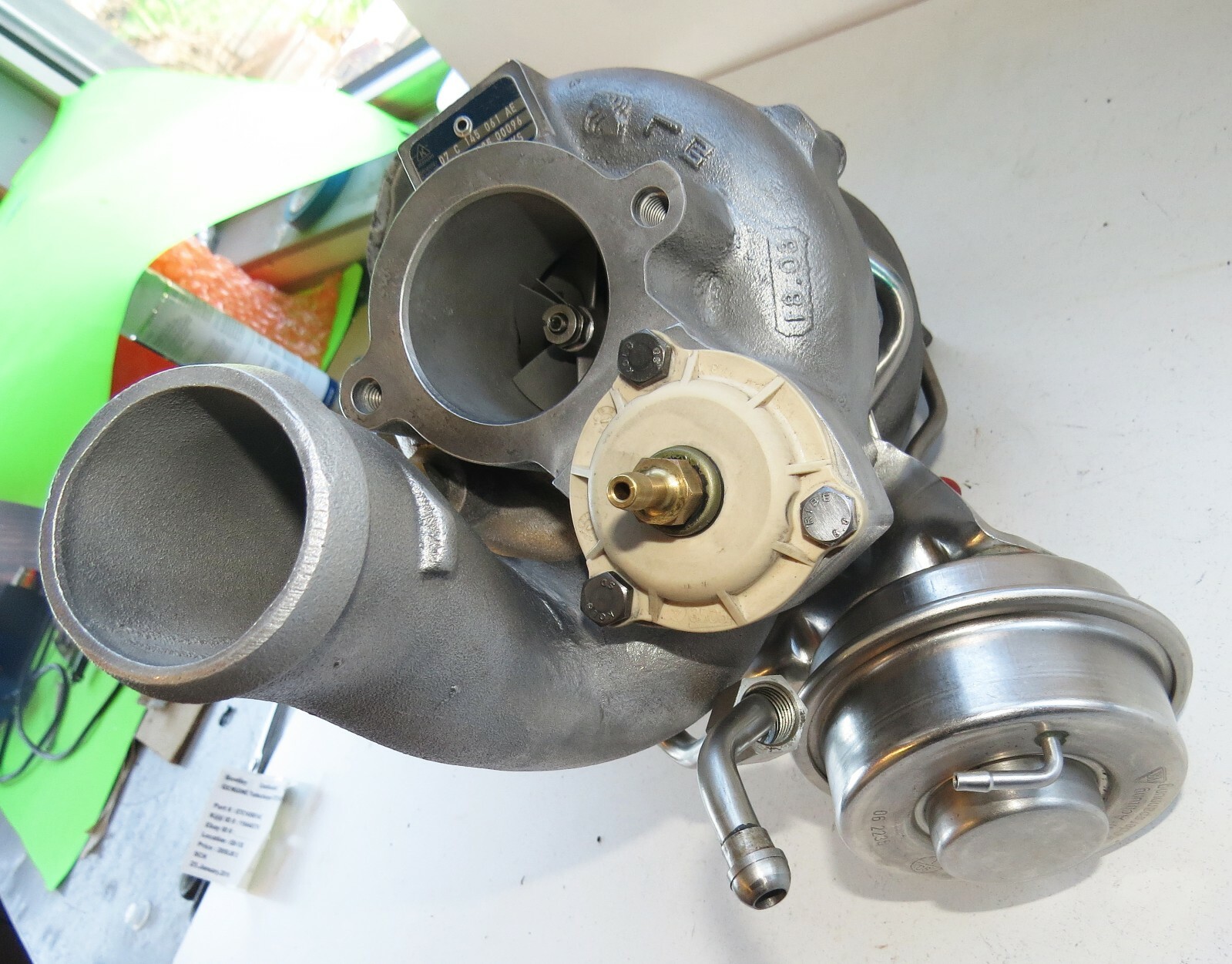 Bentley Continental Flying Spur GT GTC 6.0 W12 2003-2018 OEM Turbocharger Left - Image 8