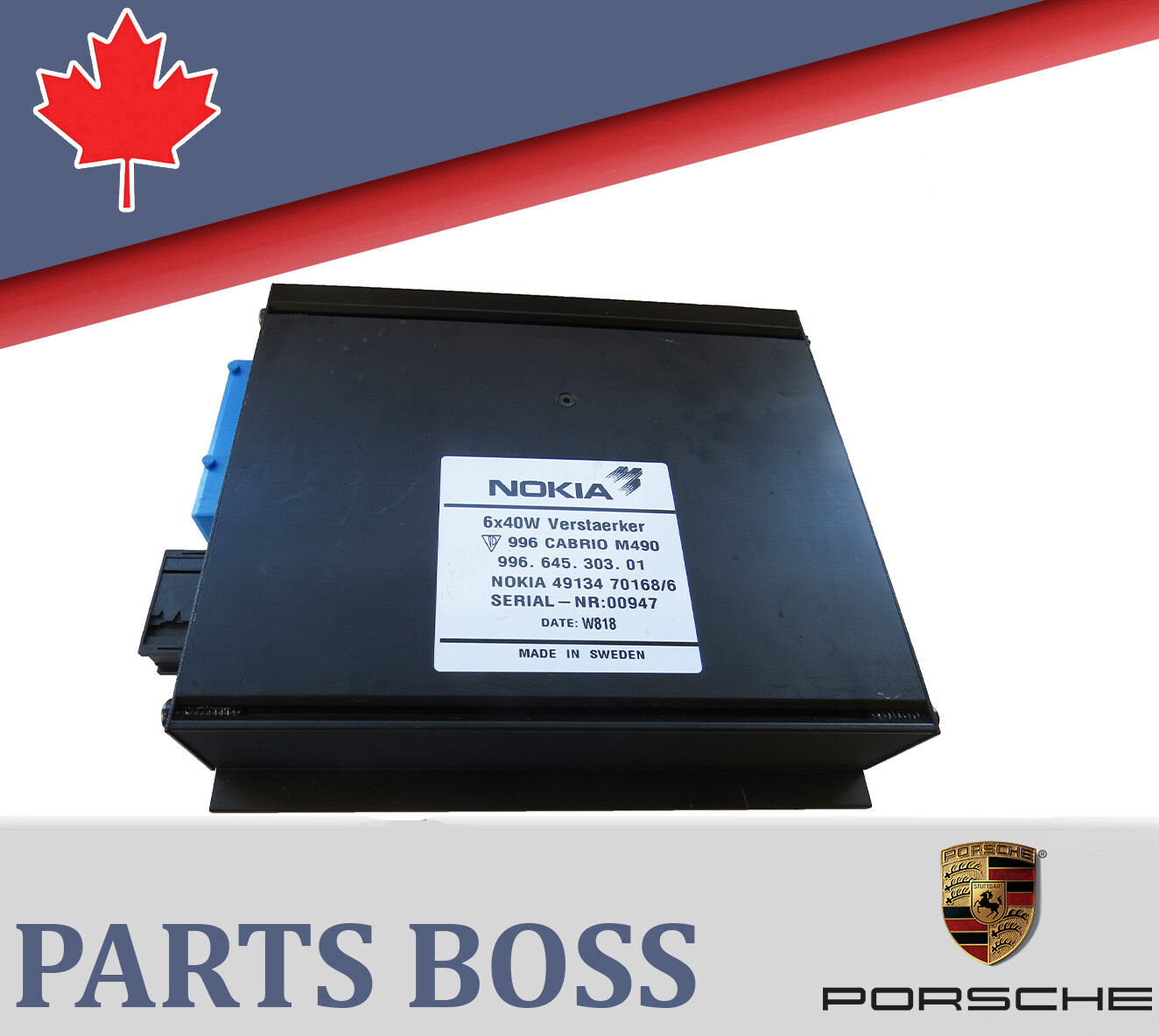 Porsche 911 1999-2000 OEM Radio Amplifier