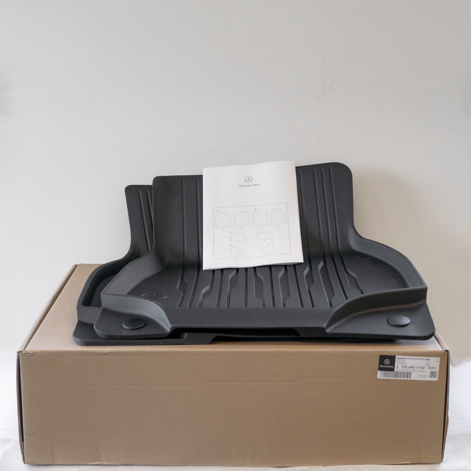 Mercedes EQE350 EQE500 Sedan Front Winter Rubber Floor Mat Set OEM 2024 2025 - Image 13