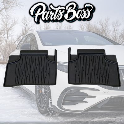 Mercedes EQS450 EQS580 Sedan Rear Winter Rubber Floor Mat Set OEM 2023 2024 2025