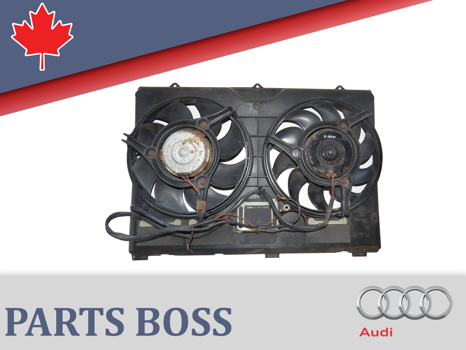 Audi 100 1992-1994 OEM Radiator Auxiliary Cooling Fan
