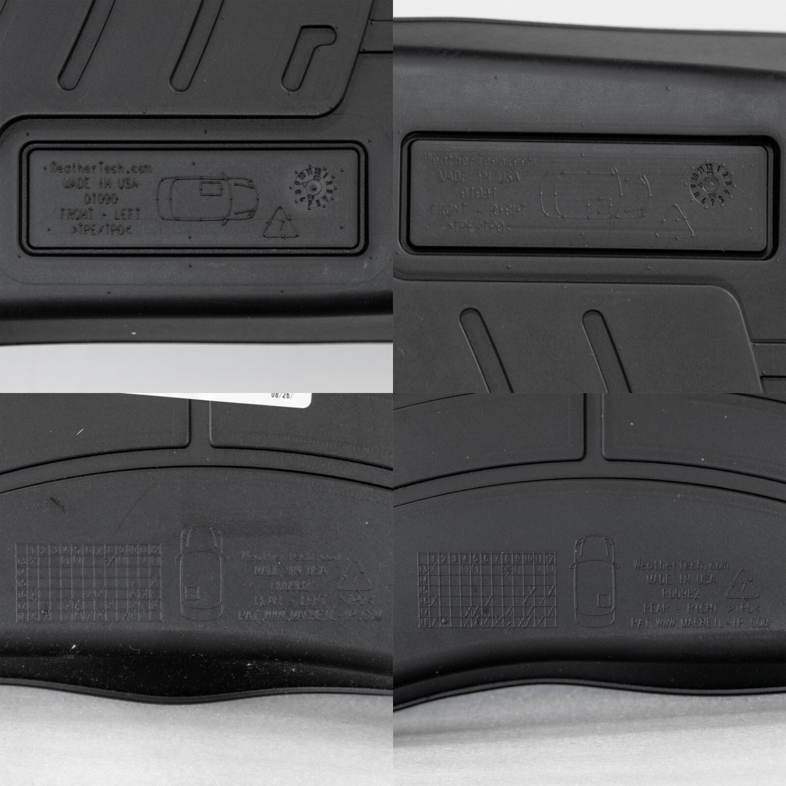 Mercedes S550 S560 S63 AMG 2014-2020 AMG OEM All Season Floor Mat Tray set W222 - Image 18