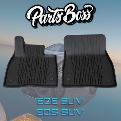 Mercedes EQE EQS SUV Front Winter Rubber Floor Mat Set OEM 2023 2024 2025