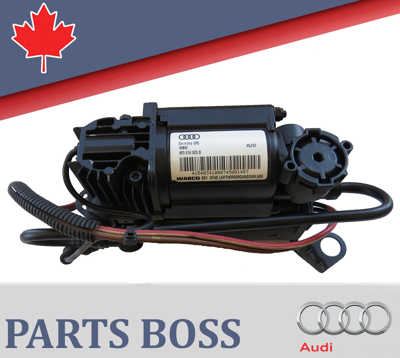 Audi A6 & S6 2005-2011 OEM Shock Spring Air Suspension Compressor