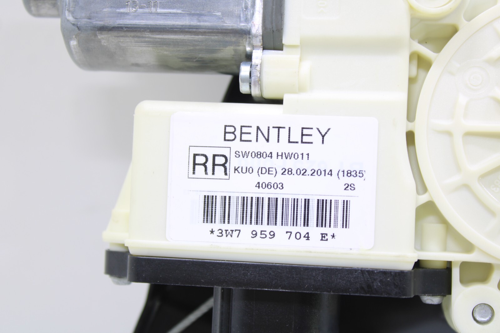 Bentley Continental GTC Supersports 2011-2017 OEM NEW Window Regulator w/Motor - Image 7