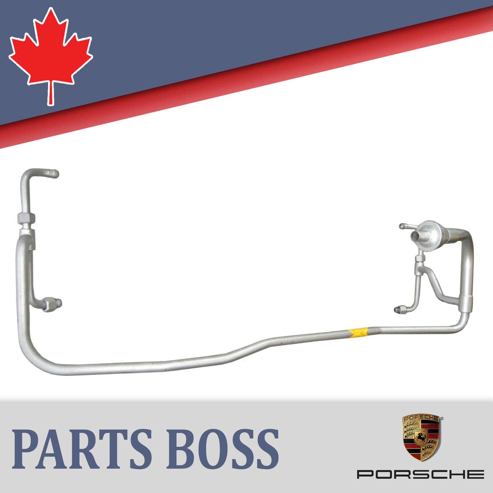 Porsche 912 914 1975-1976 OEM Air Pump Tube Smog Pump Pipe w/Air Check Valve