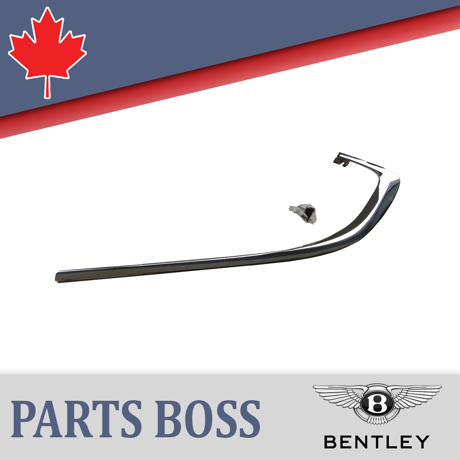 Bentley Continental GT Coupe 2011-2017 OEM Window Frame Trim Rear Left