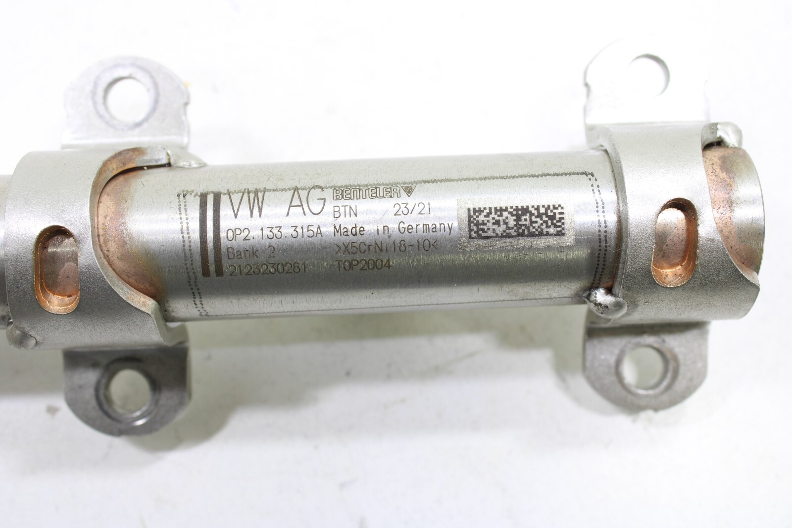 Audi 4.0L V8 2019-2022 OEM Fuel Distribution Rail Bank 2 Cylinders 1-4 Left – Image 16