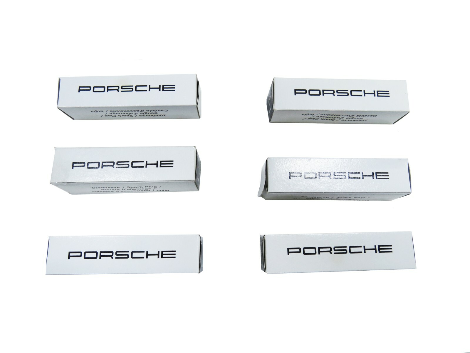 Porsche 911 Boxster Cayman 2003-2008 OEM NEW Spark Plug Set of 6 - Image 3