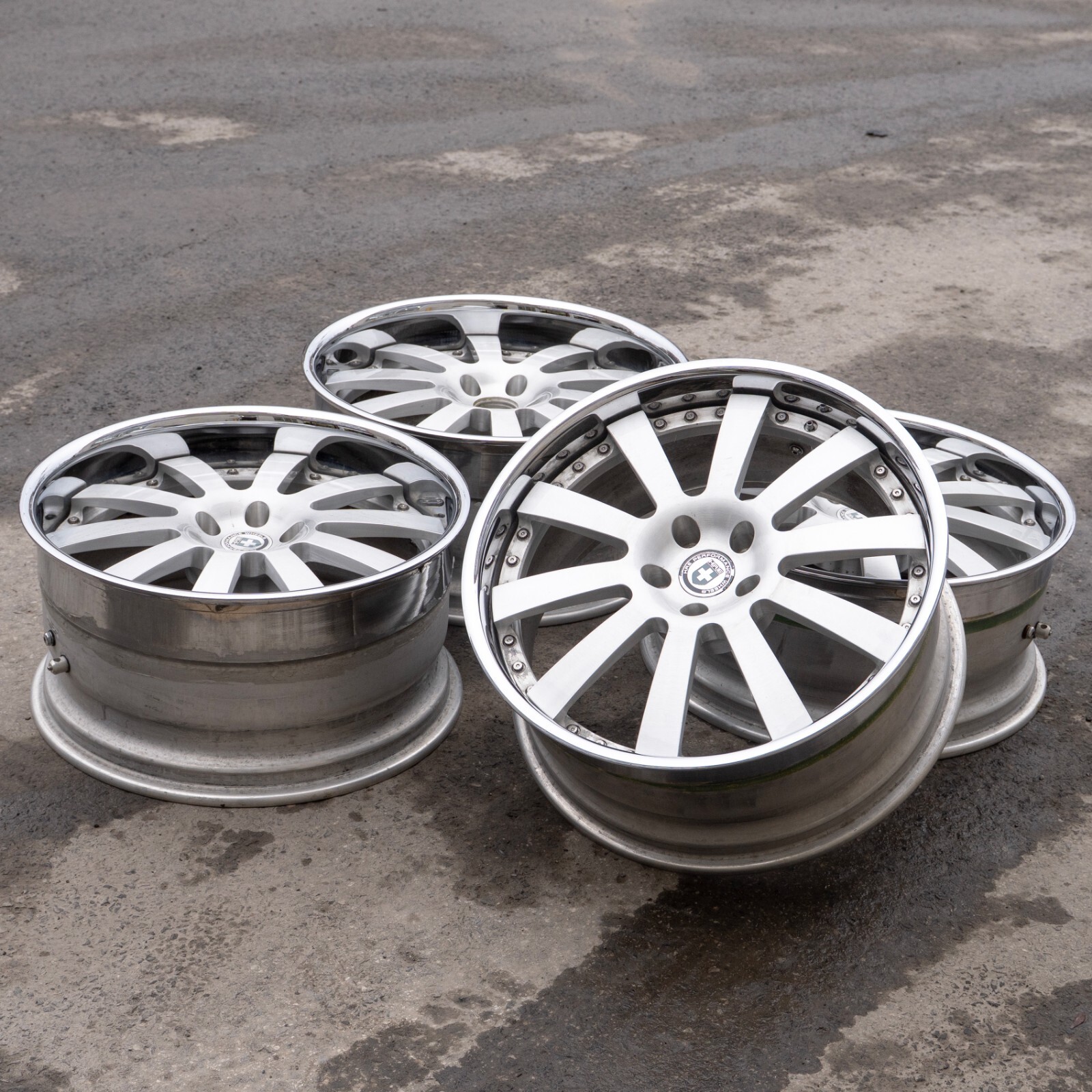Bentley Continental GT GTC Flying Spur 20" inch rim HRE 3 piece wheel Set of 4 - Image 5