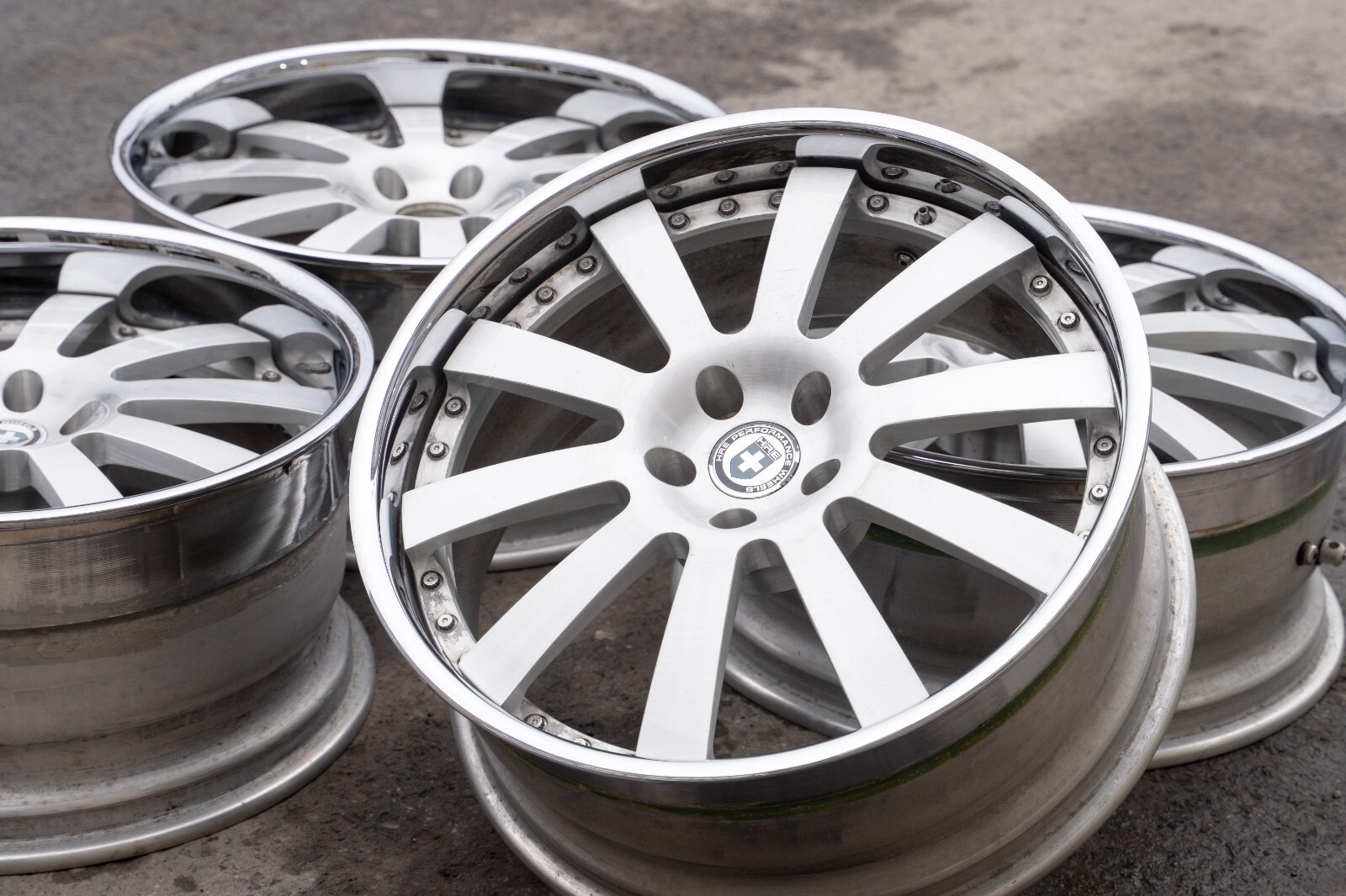 Bentley Continental GT GTC Flying Spur 20" inch rim HRE 3 piece wheel Set of 4 - Image 6