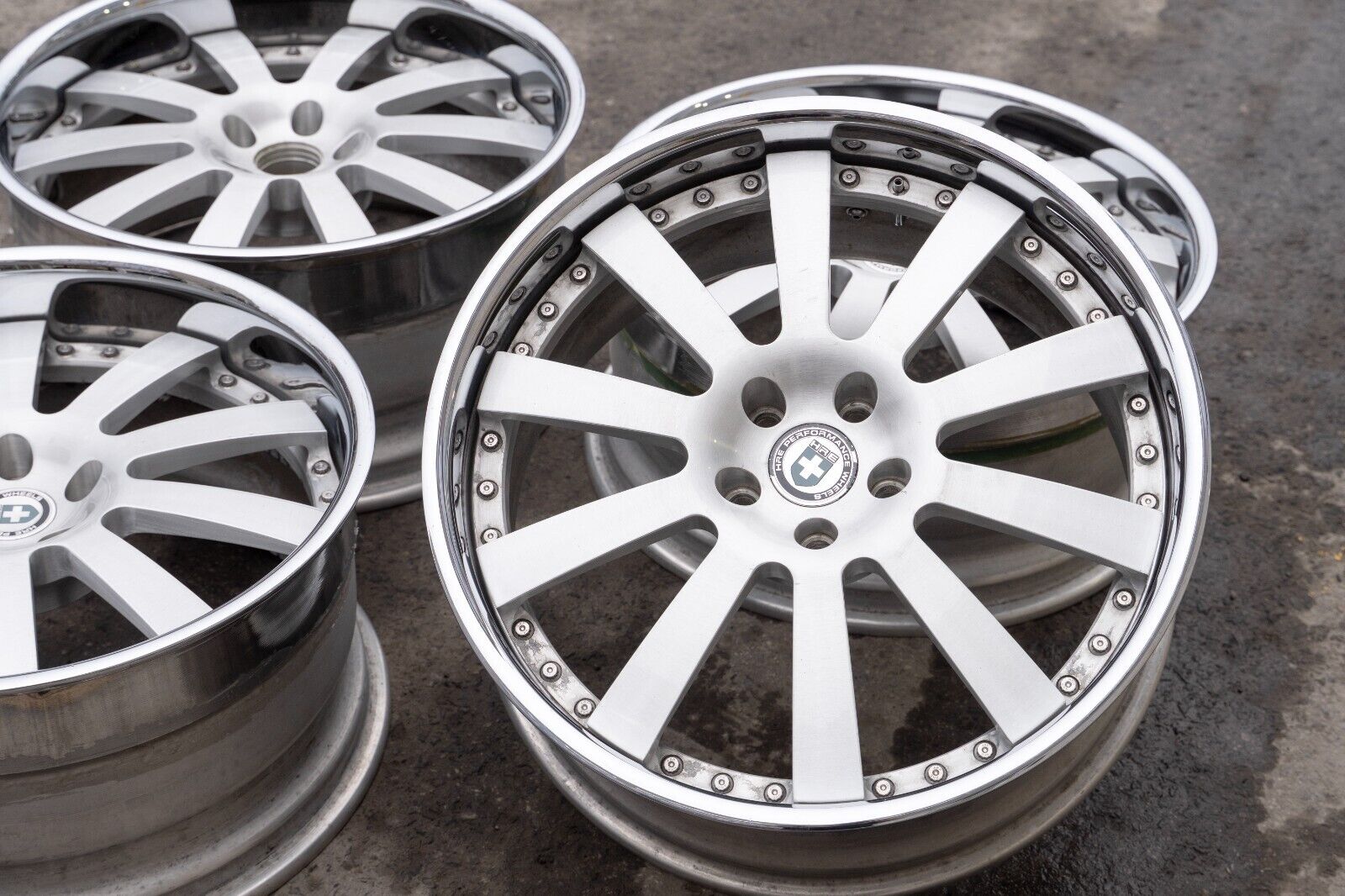 Bentley Continental GT GTC Flying Spur 20" inch rim HRE 3 piece wheel Set of 4 - Image 7