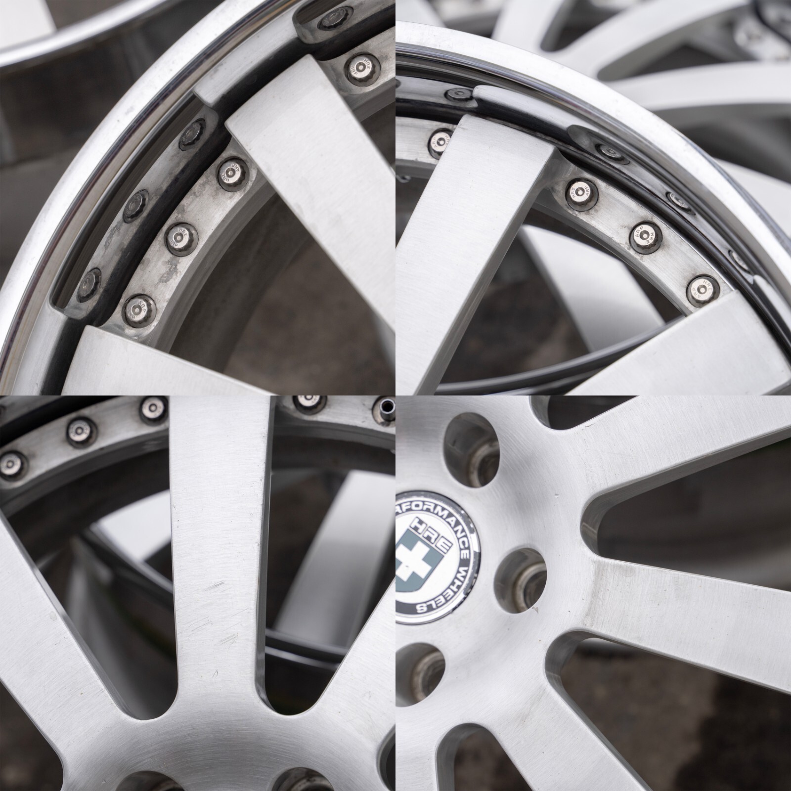 Bentley Continental GT GTC Flying Spur 20" inch rim HRE 3 piece wheel Set of 4 - Image 8