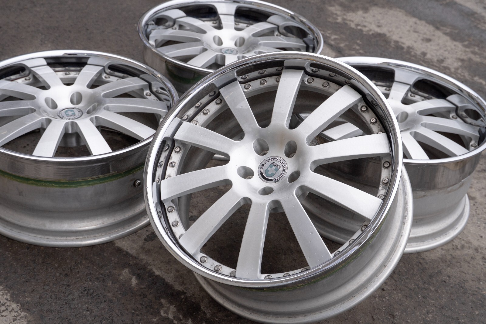 Bentley Continental GT GTC Flying Spur 20" inch rim HRE 3 piece wheel Set of 4 - Image 10