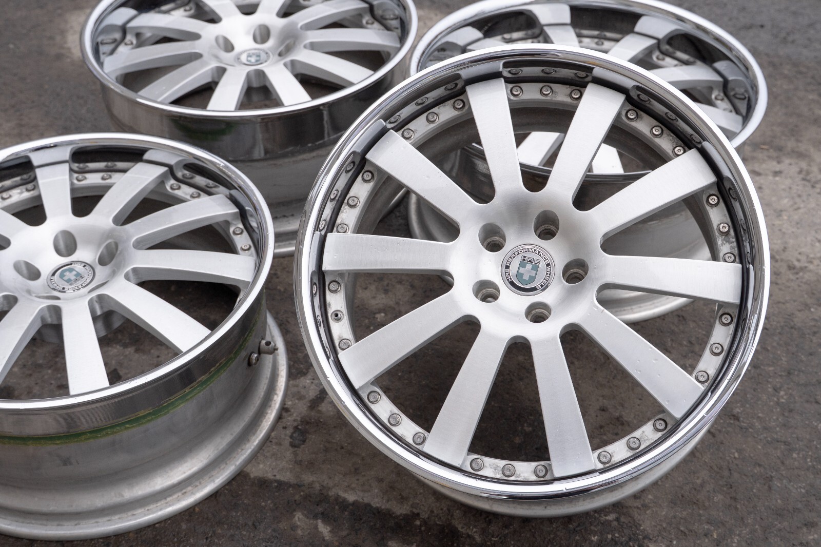 Bentley Continental GT GTC Flying Spur 20" inch rim HRE 3 piece wheel Set of 4 - Image 11