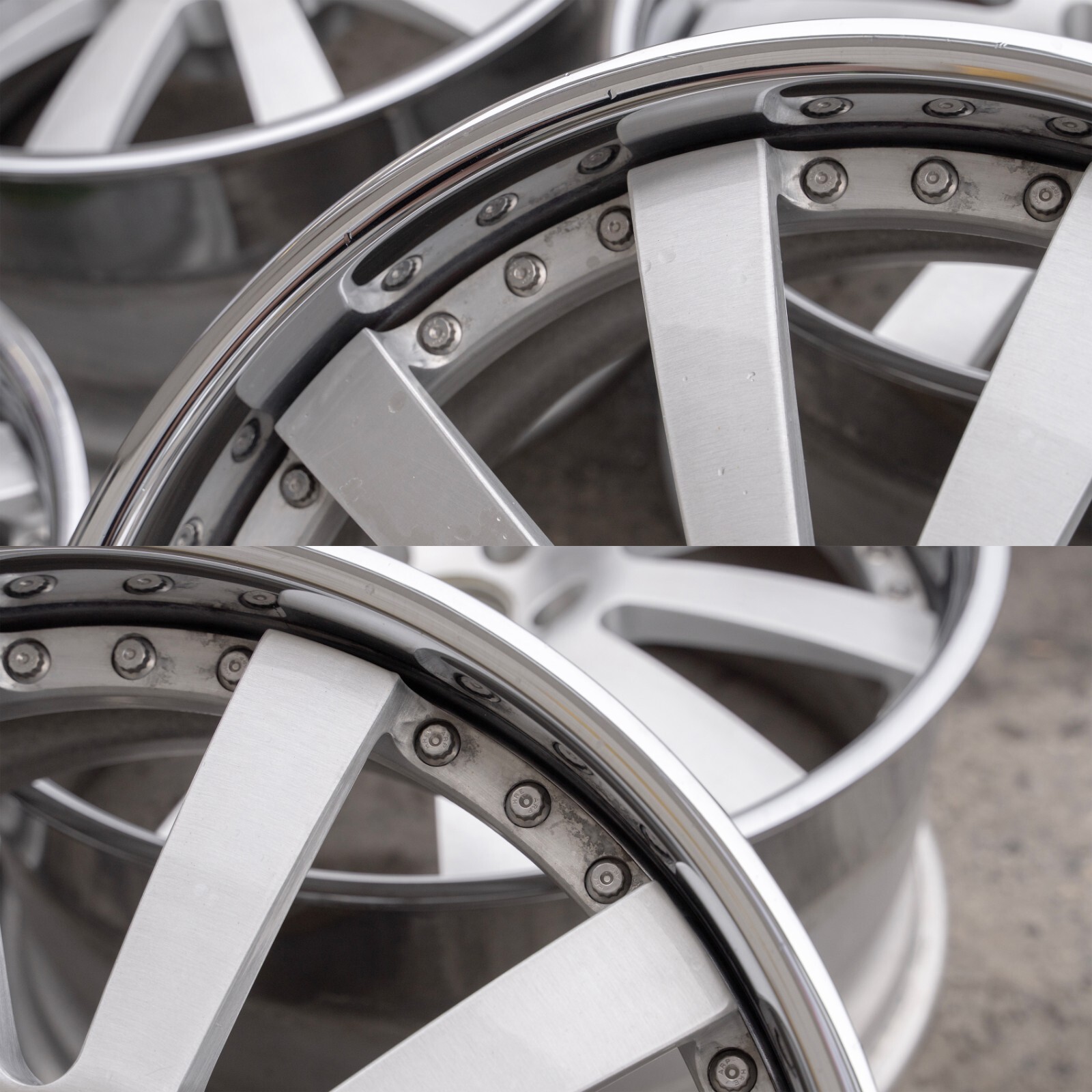Bentley Continental GT GTC Flying Spur 20" inch rim HRE 3 piece wheel Set of 4 - Image 12