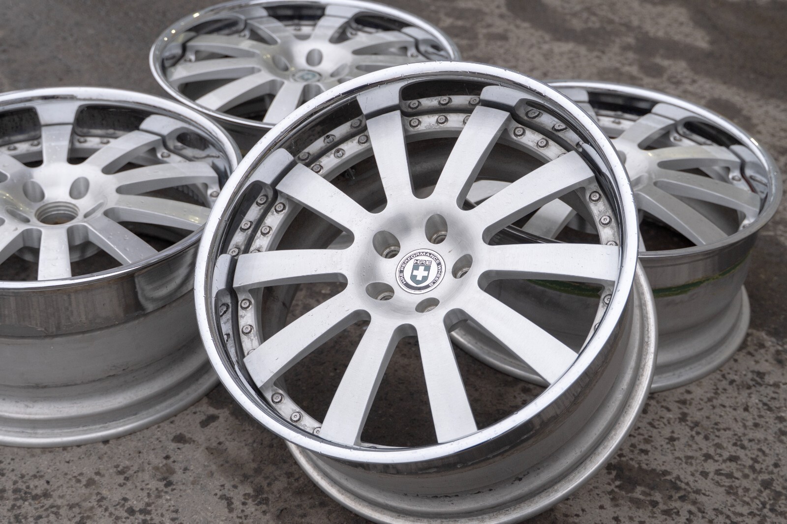 Bentley Continental GT GTC Flying Spur 20" inch rim HRE 3 piece wheel Set of 4 - Image 18