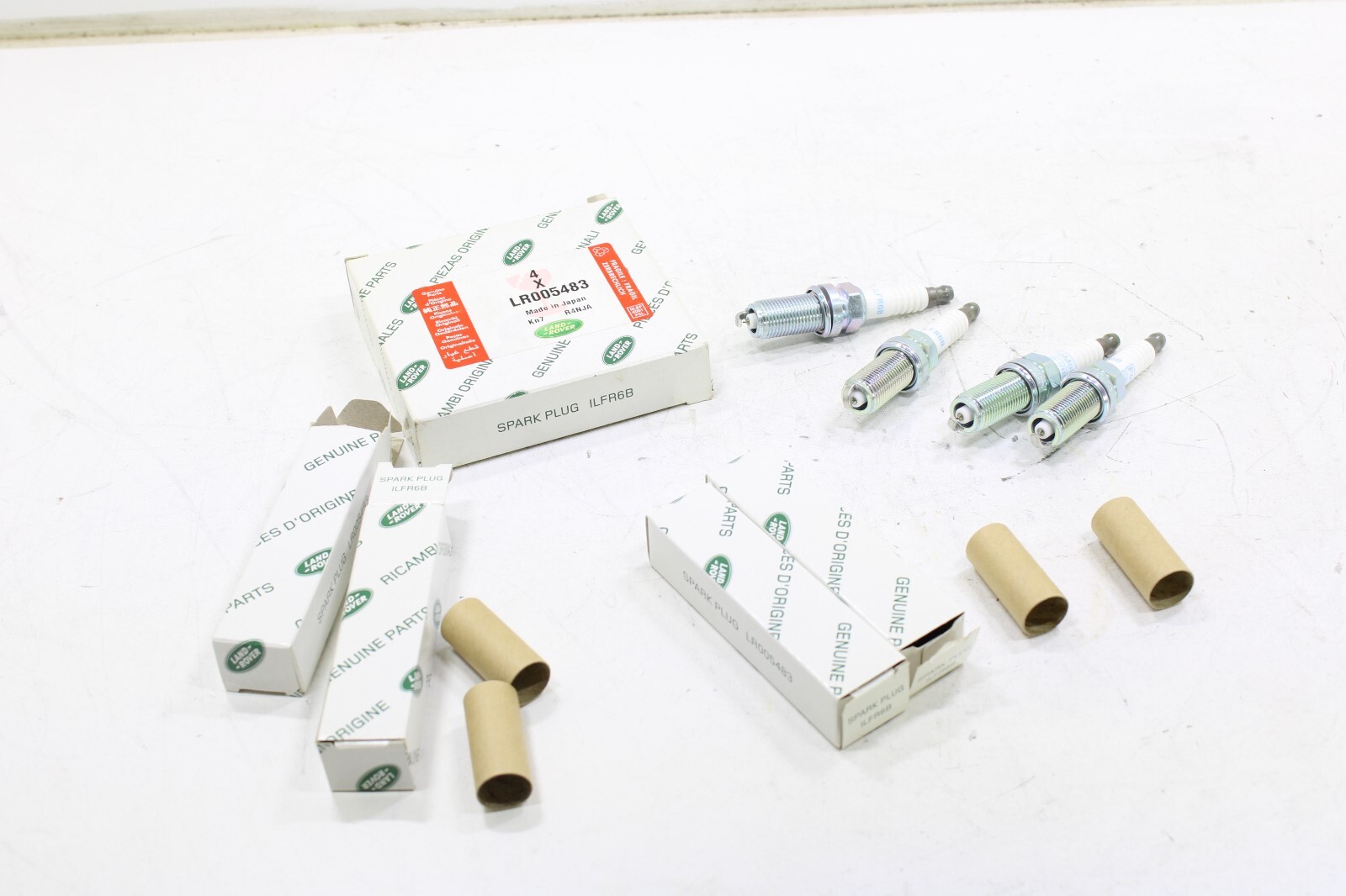 Volvo Subaru Saab Land Rover LR2 2004-2012 OEM NEW Ignition Spark Plug Set of 4 – Image 17