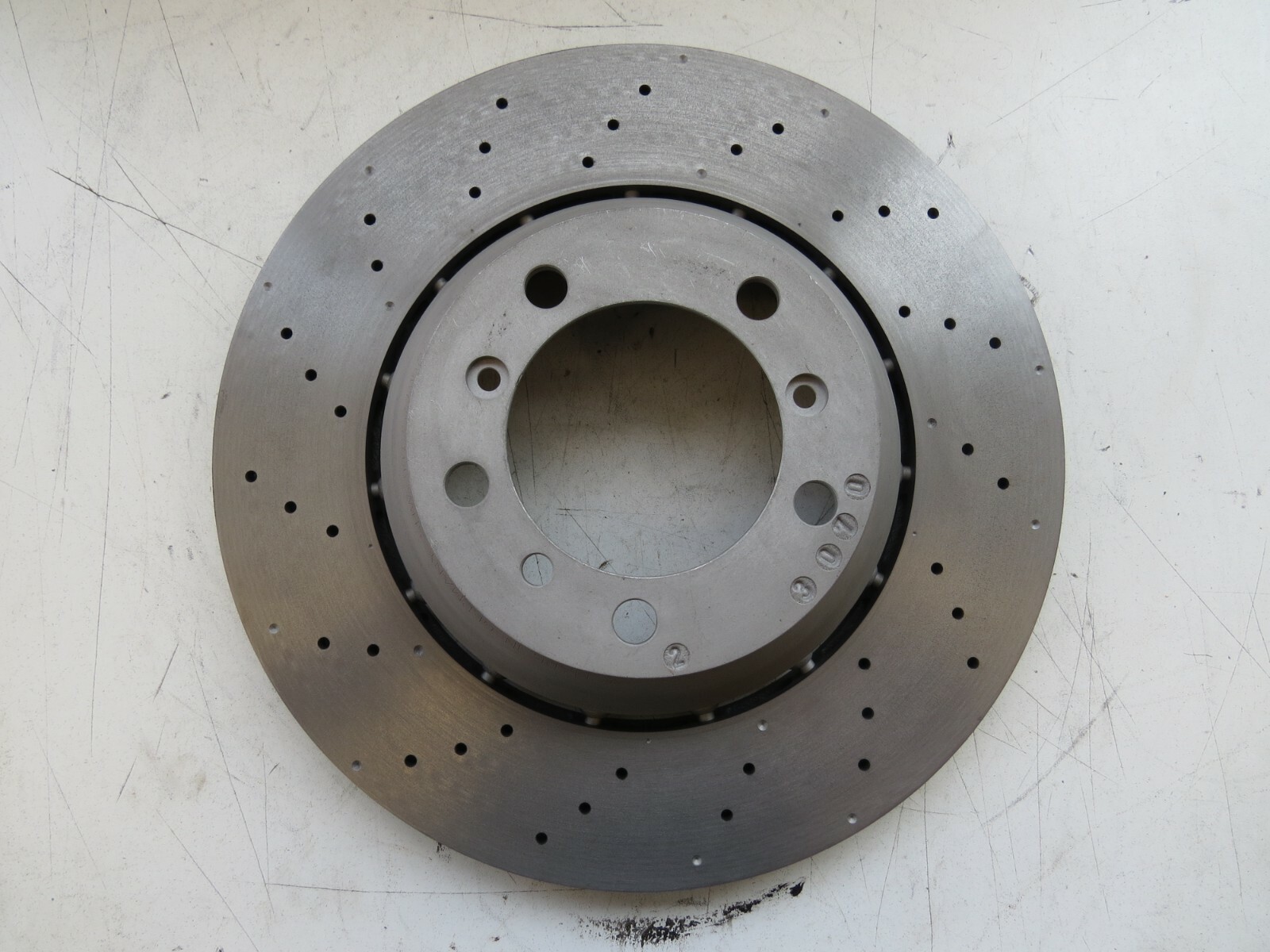 Porsche 911 2010-2011 OEM Rear Left Vented Refaced Brake Disc – Image 2