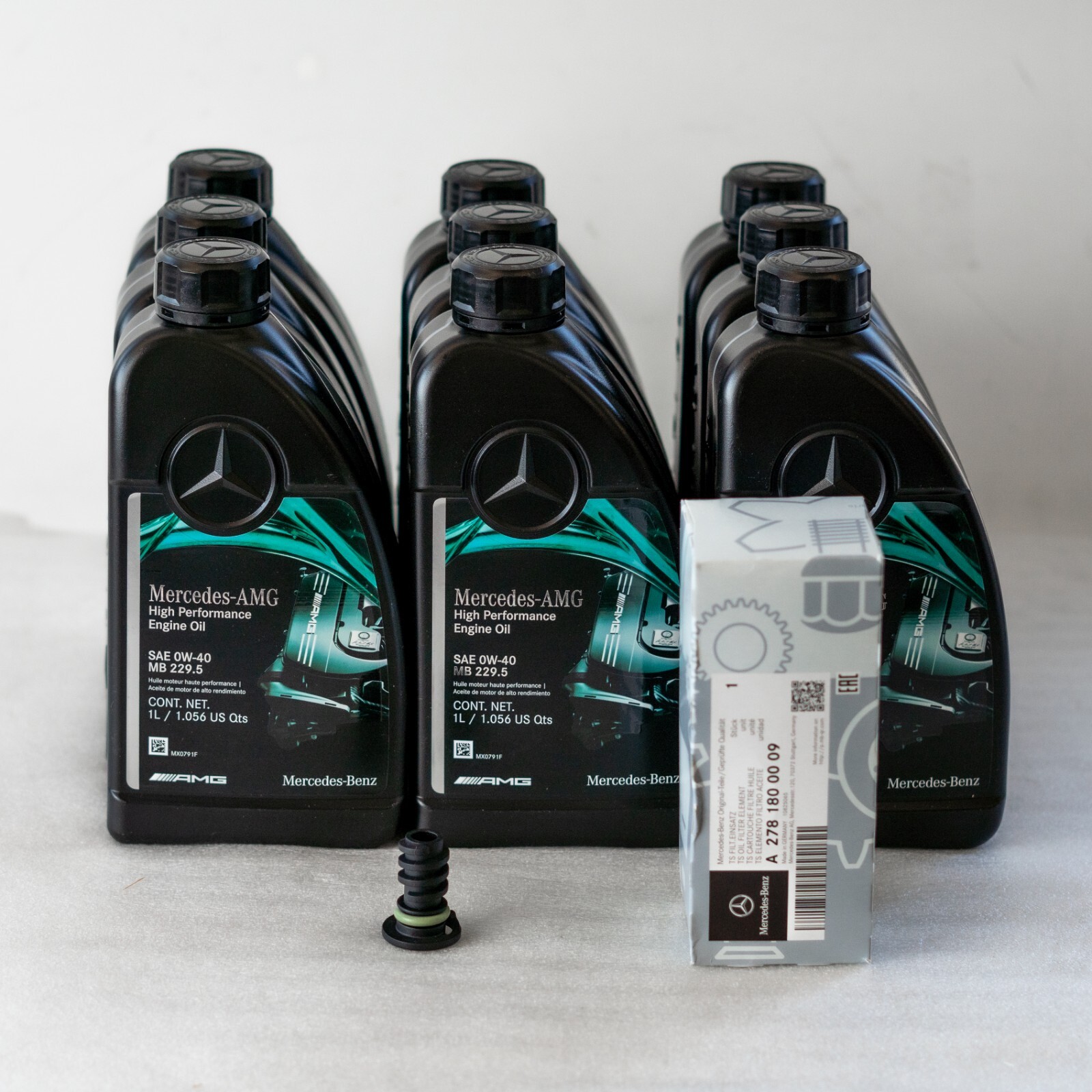 Mercedes C63 C63s AMG 0W40 Oil & Air filter kit OEM Genuine SERVICE B 2016-2023 - Image 20