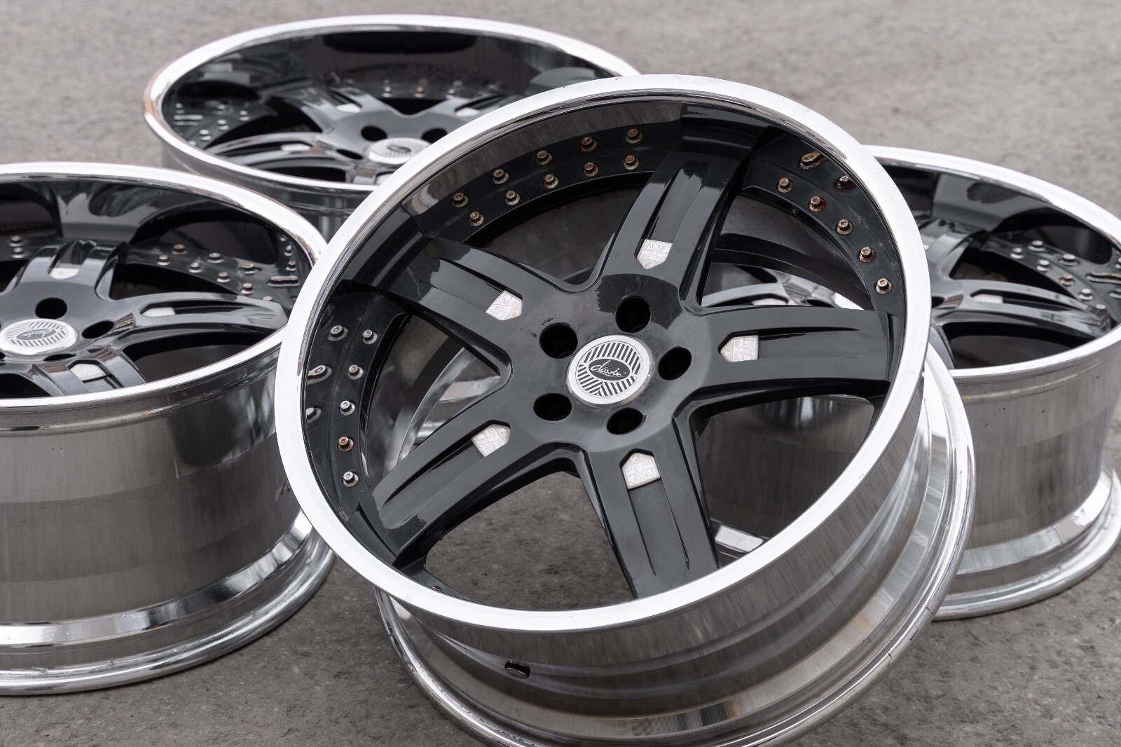 Mercedes Benz E55 S55 E63 SL55 20" inch Rim DWC Davin 2 piece wheel set - Image 4