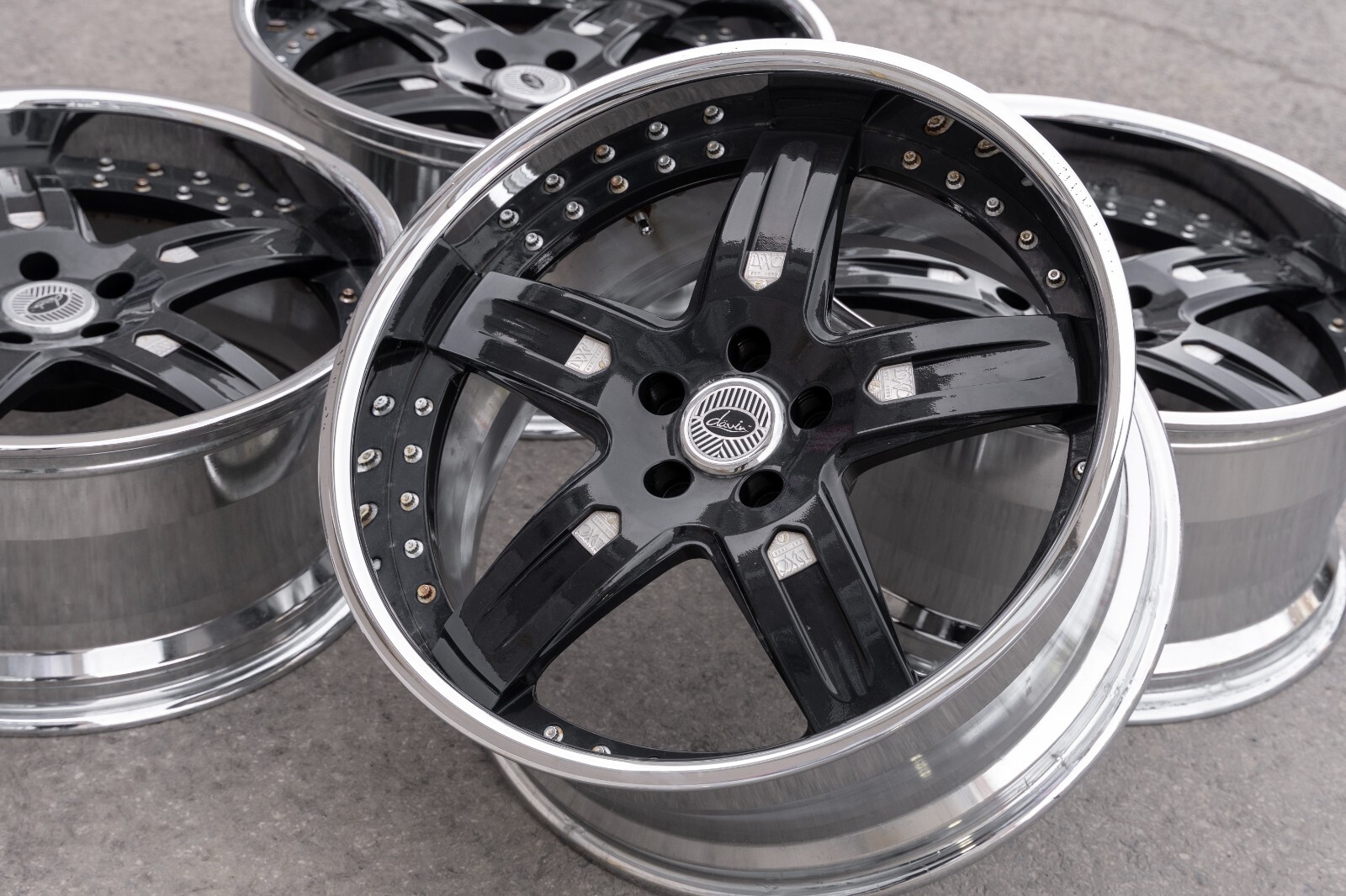 Mercedes Benz E55 S55 E63 SL55 20" inch Rim DWC Davin 2 piece wheel set - Image 8