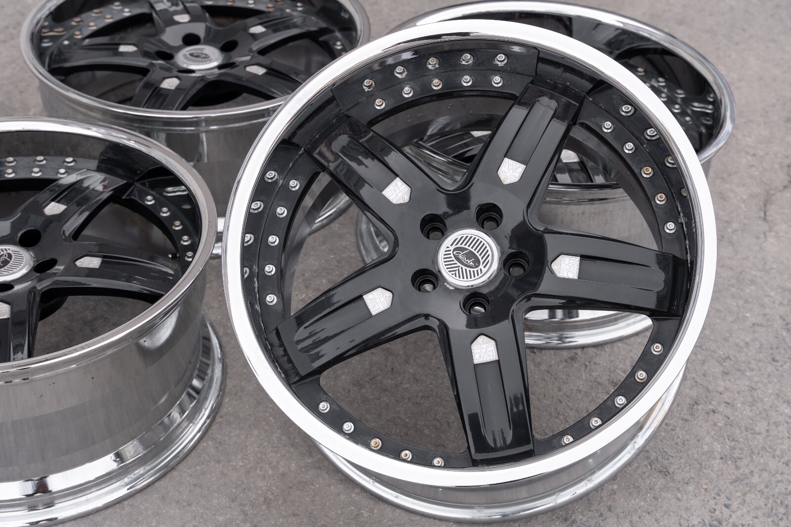 Mercedes Benz E55 S55 E63 SL55 20" inch Rim DWC Davin 2 piece wheel set - Image 13