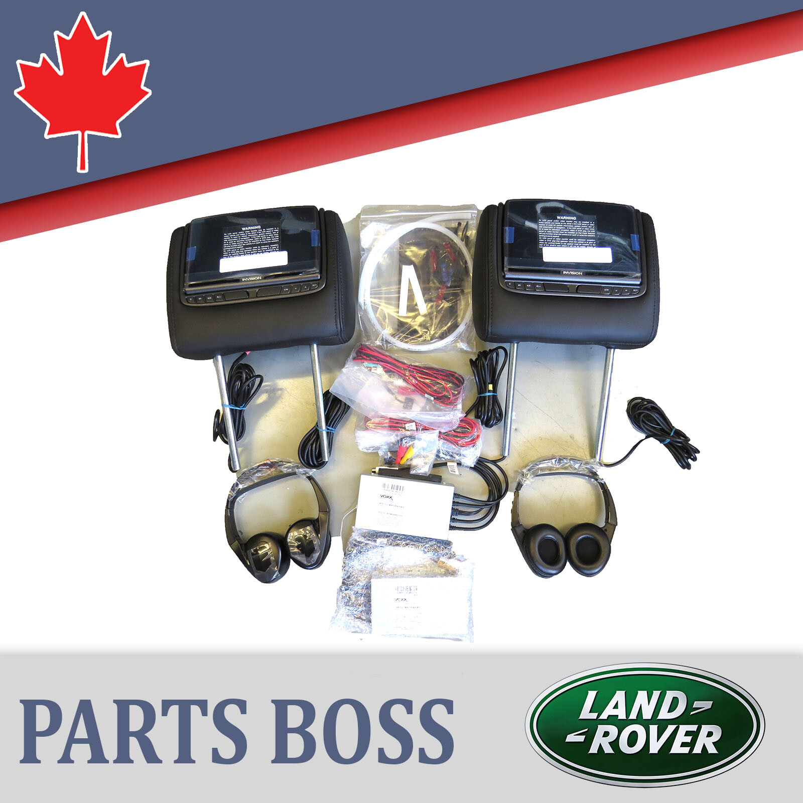 Range Rover Sport 2013- 2017 2018 OEM Invision Headrest Kit LCD Screen