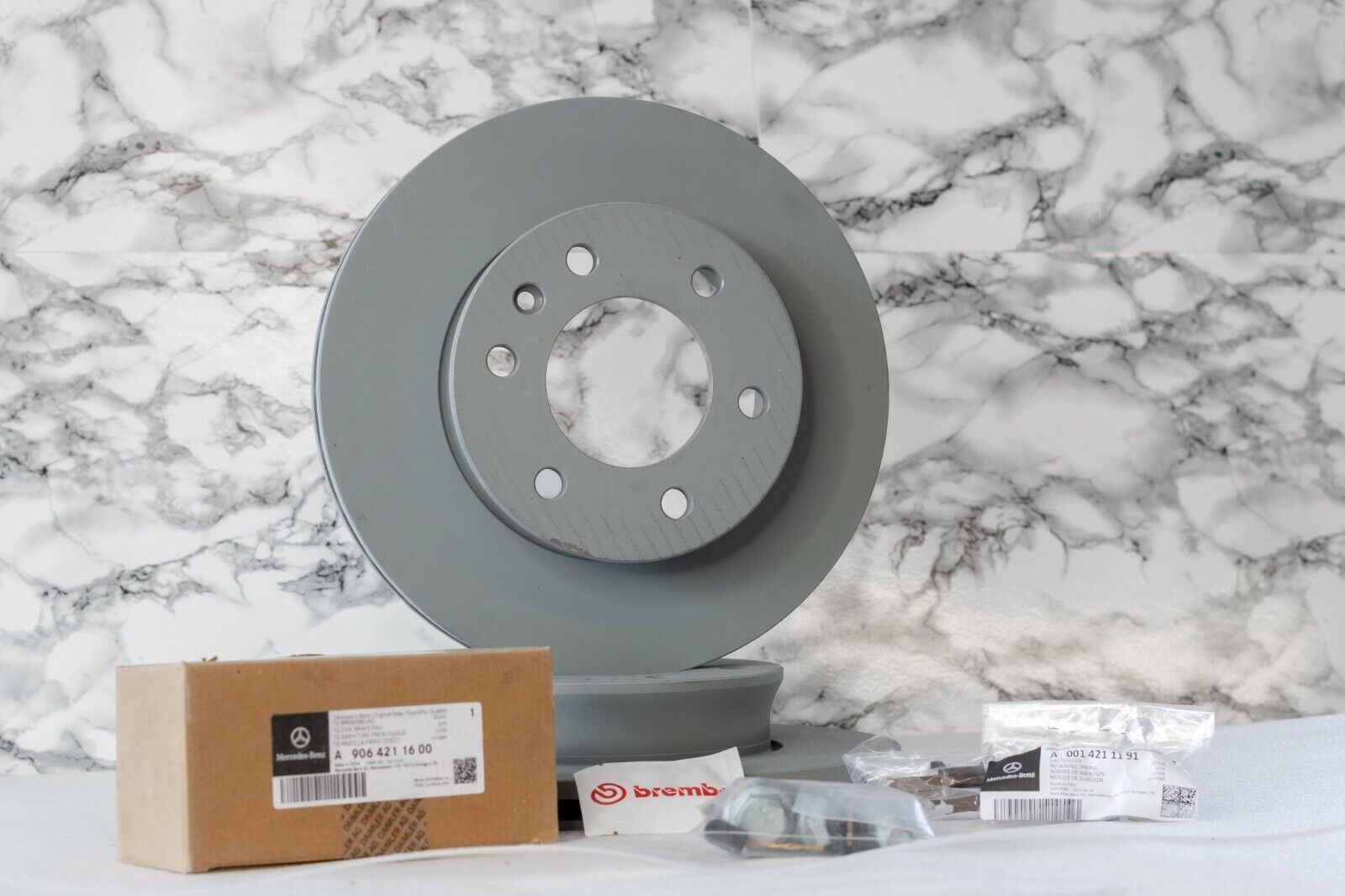 Mercedes Sprinter 2500 Front Brake disc rotor & pad set OEM 2010-2018 W906 Kit - Image 2