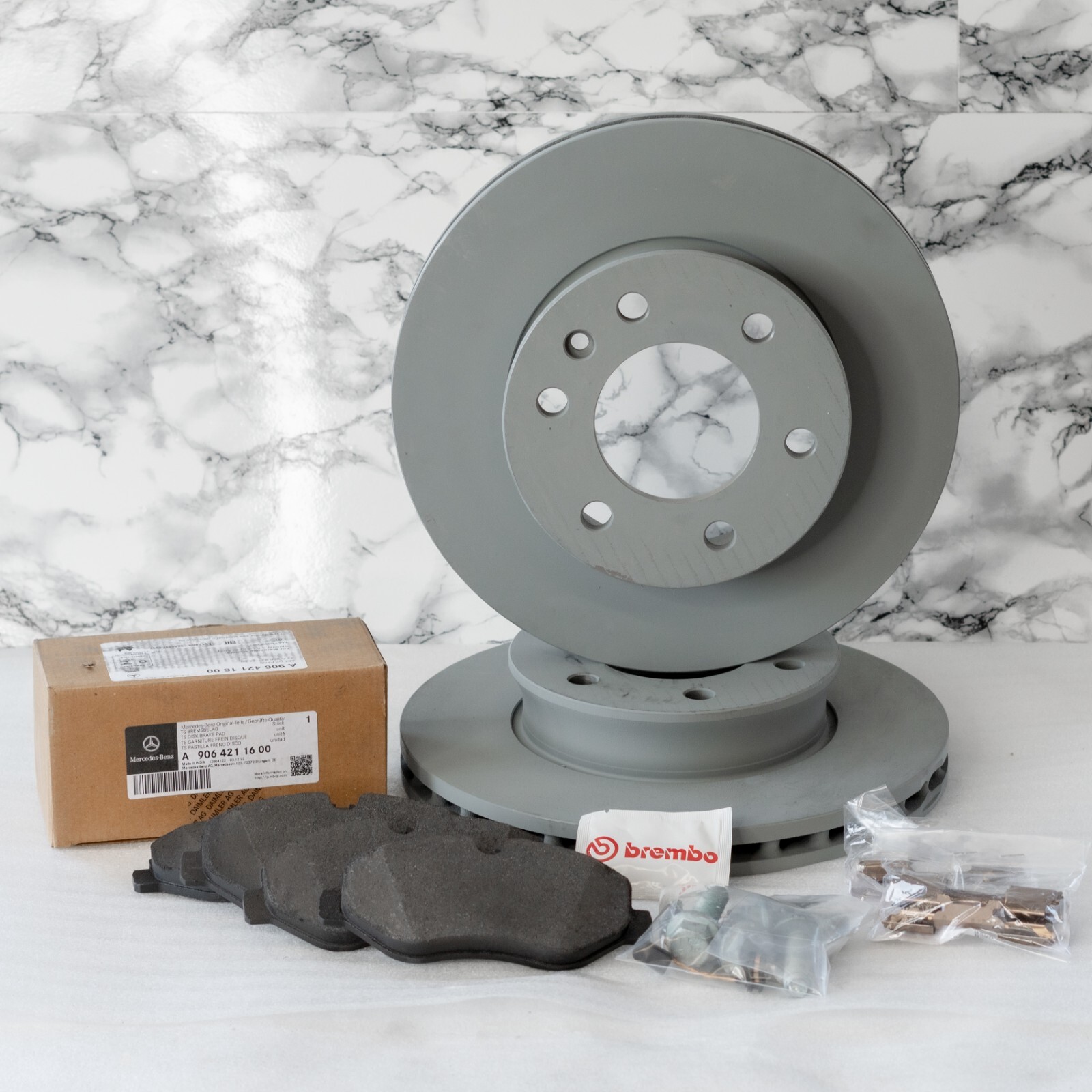 Mercedes Sprinter 2500 Front Brake disc rotor & pad set OEM 2010-2018 W906 Kit - Image 3