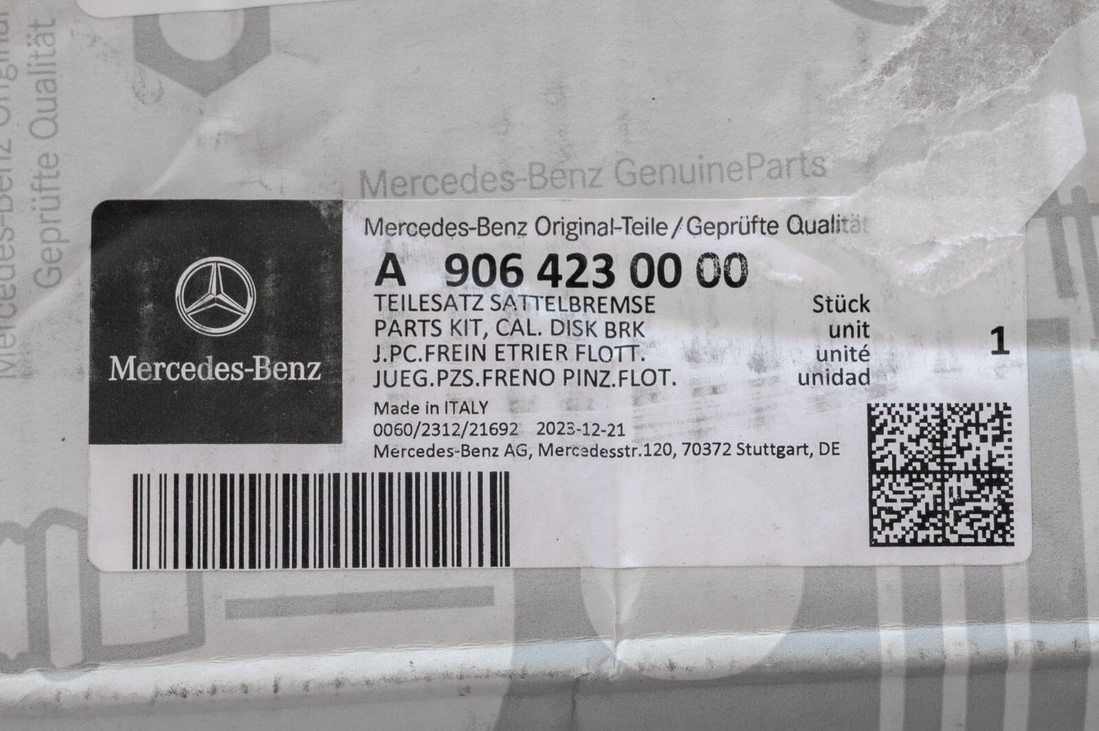 Mercedes Sprinter 2500 Front Brake disc rotor & pad set OEM 2010-2018 W906 Kit - Image 17
