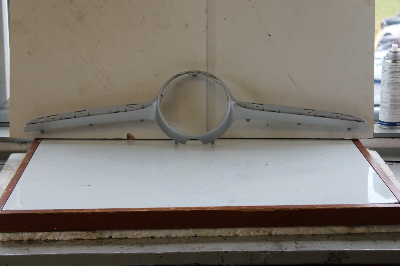 Mercedes-Benz C Class C43 C300 2015-2018 OEM Center Front Grille Bezel Silver