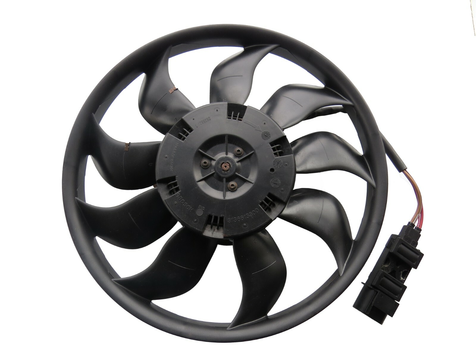 Porsche Cayenne Audi Q7 VW Touareg 2003-2015 OEM Cooling Fan Blade w/Motor RH – Image 2
