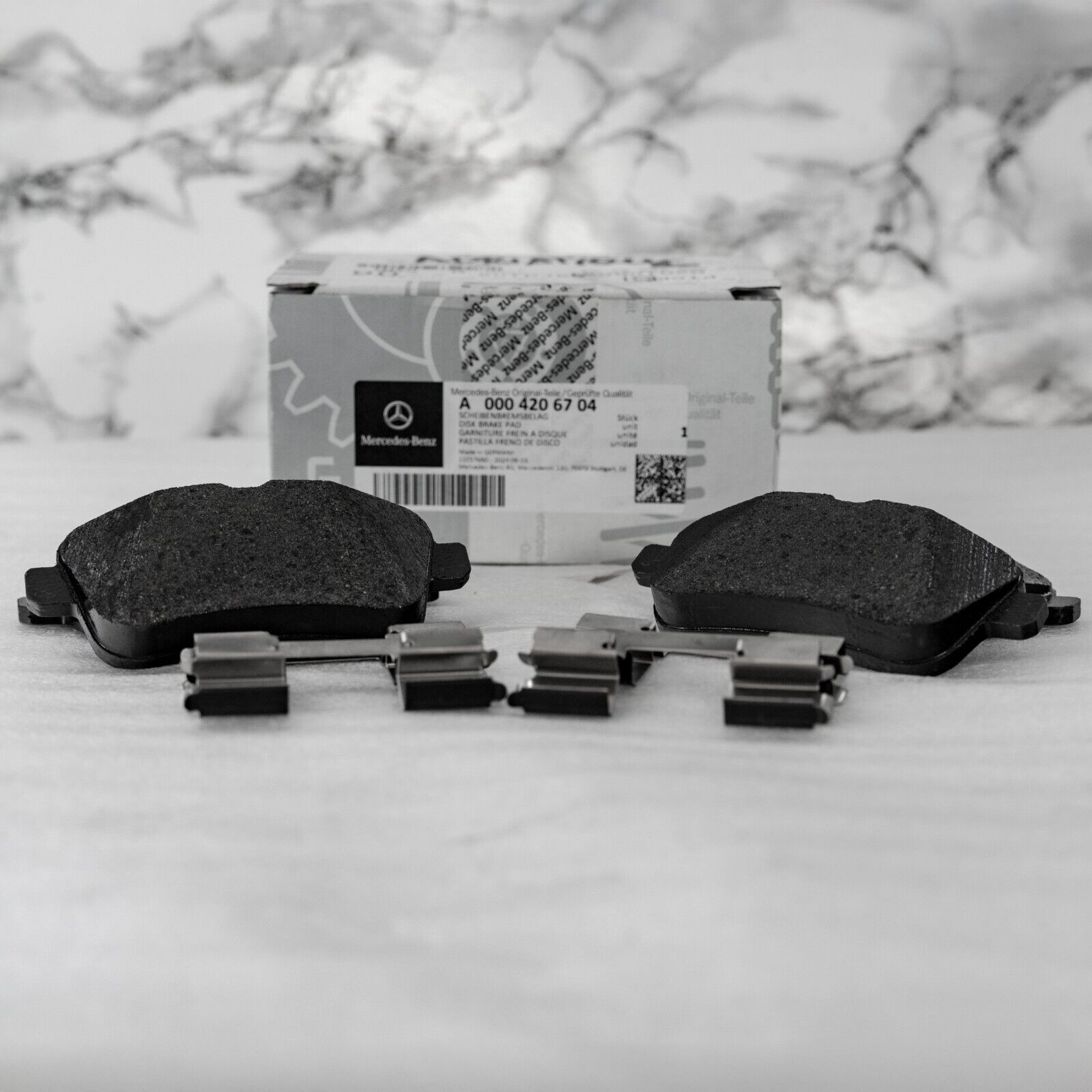 Mercedes CLA45 GLA45 SLC43 SLK55 Rear Brake Disc Rotor & Pad set OEM 2014-2020 – Image 14