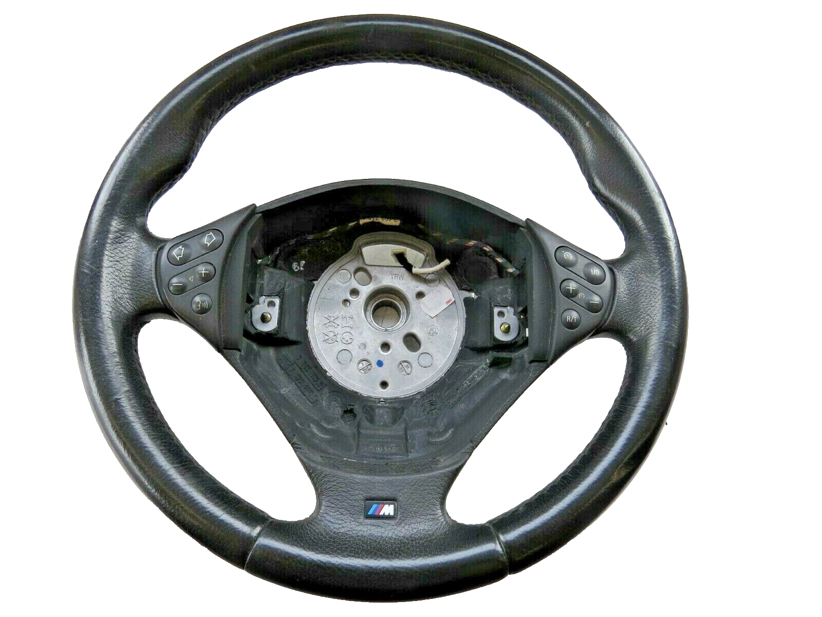 BMW 2000-2001 OEM Steering Wheel Black Leather - Image 2