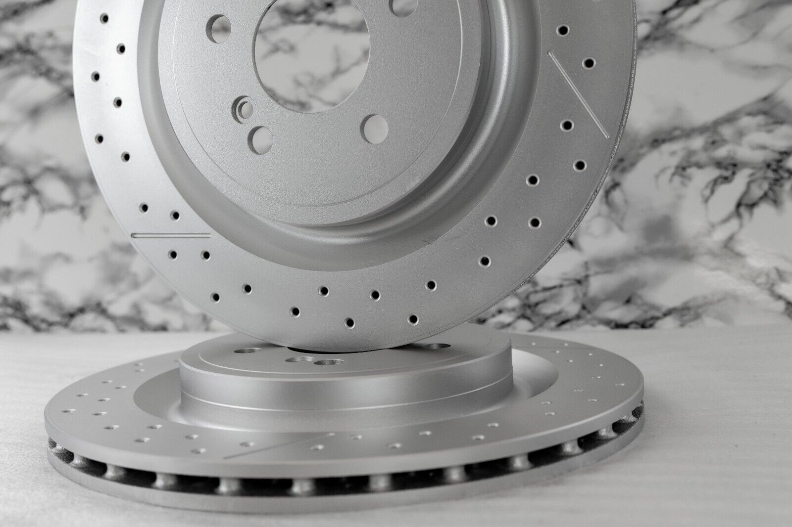 Mercedes CLA45 GLA45 SLC43 SLK55 AMG Rear Brake Disc Rotor OEM 2014-2020 – Image 3