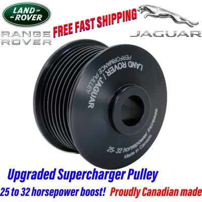 Range Rover Jaguar 5.0L V8 2013-2020 Supercharger Pulley Upgrade 25-32 HP BOOST!
