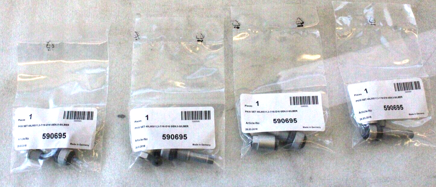 Aston Martin V12 V8 Vantage GT8 Vanquish 2006-2018 OEM NEW Tire Valve Set of 4 – Image 5