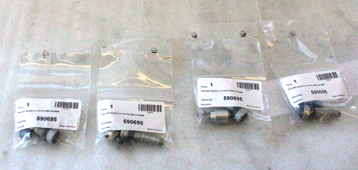Aston Martin V12 V8 Vantage GT8 Vanquish 2006-2018 OEM NEW Tire Valve Set of 4 – Image 8