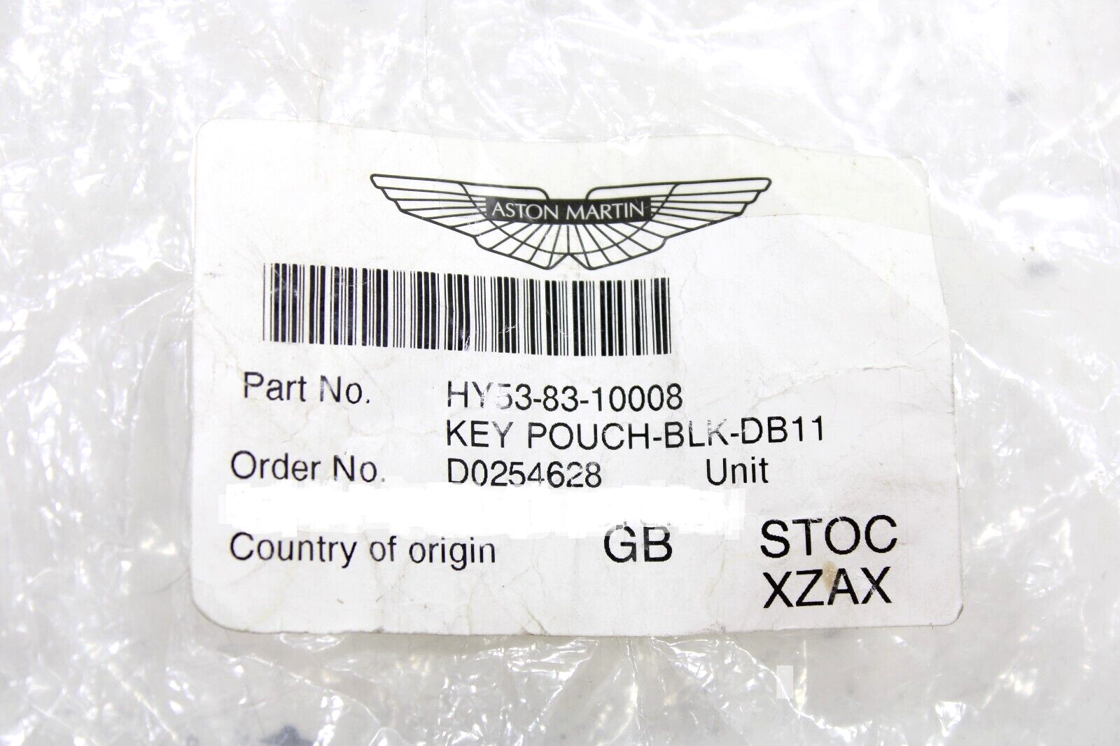 Aston Martin OEM NEW Leather Key Pouch Key Pouch-BLK DB11 – Image 7