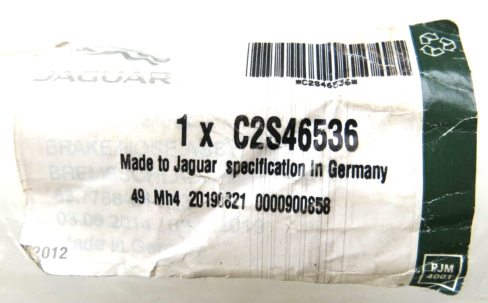 Jaguar X-Type 2002-2008 OEM NEW Brake Hydraulic Hose Front Set of 2 - Image 9