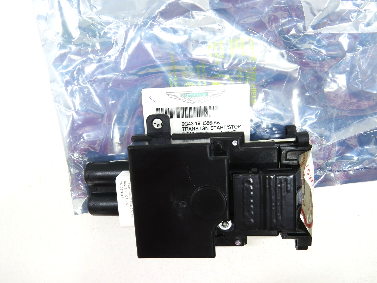 Aston Martin DB9 Rapide 2005-2019 OEM NEW Ignition Switch Start/Stop Module – Image 7