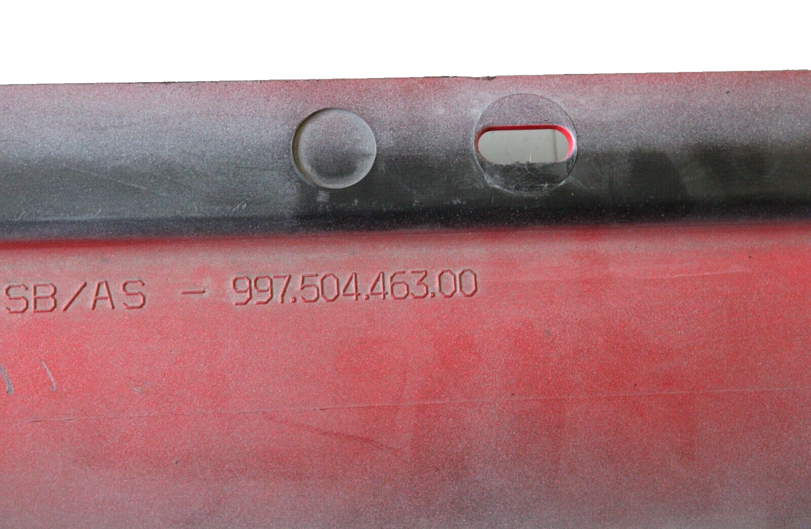 Porsche 911 Carrera 2007-2013 OEM Red Sill Cover Rocker Panel Guard Lower LH - Image 12