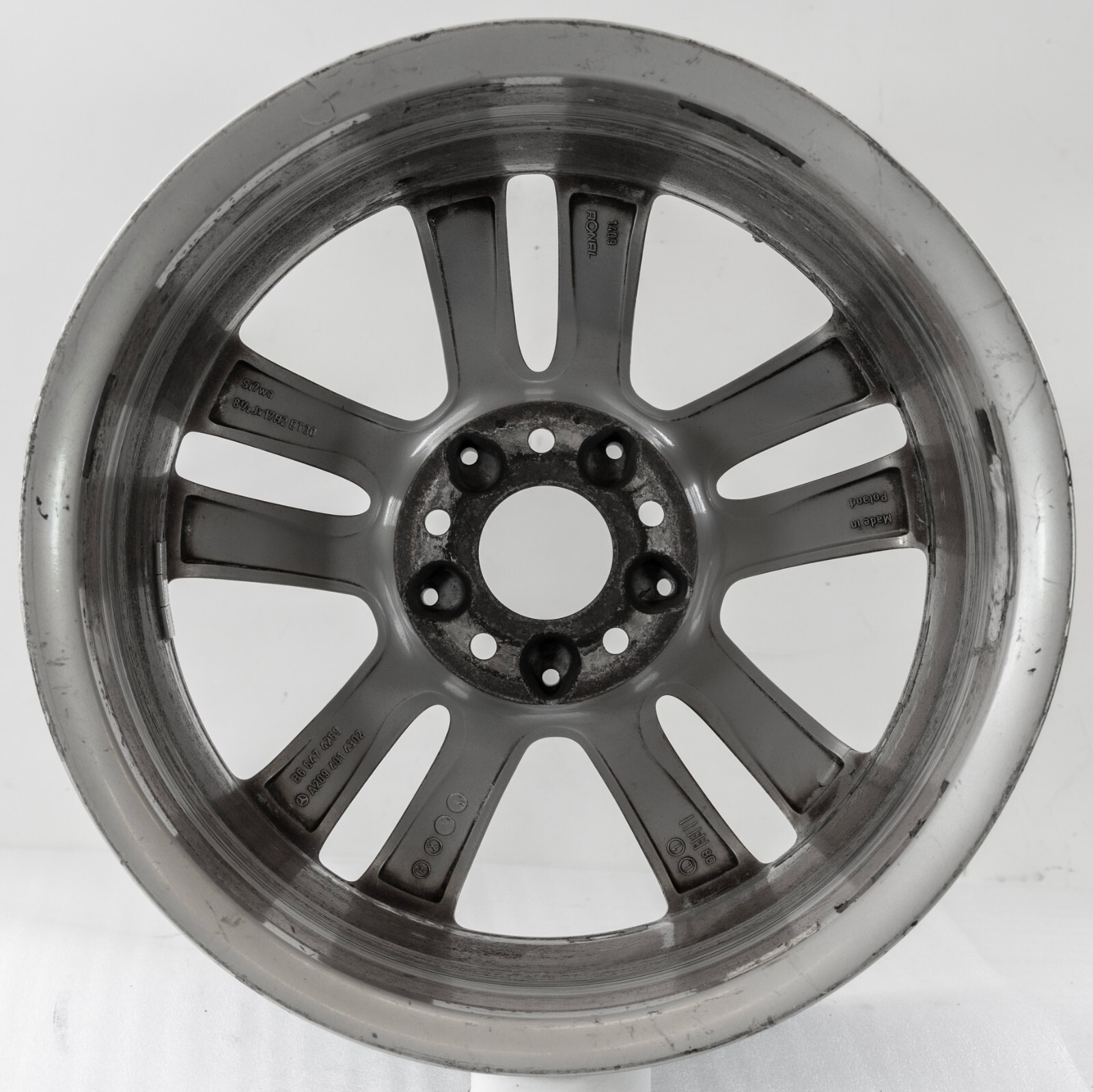 Mercedes CLK350 17" inch Rear rim OEM 2006 2007 2008 2009 Genuine Wheel - Image 18