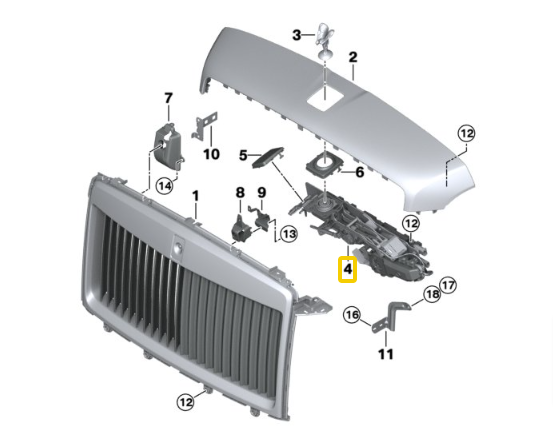 Rolls Royce Cullinan Spirit of Ecstasy Retraction Mechanism OEM 2018-2023 + Core - Image 21