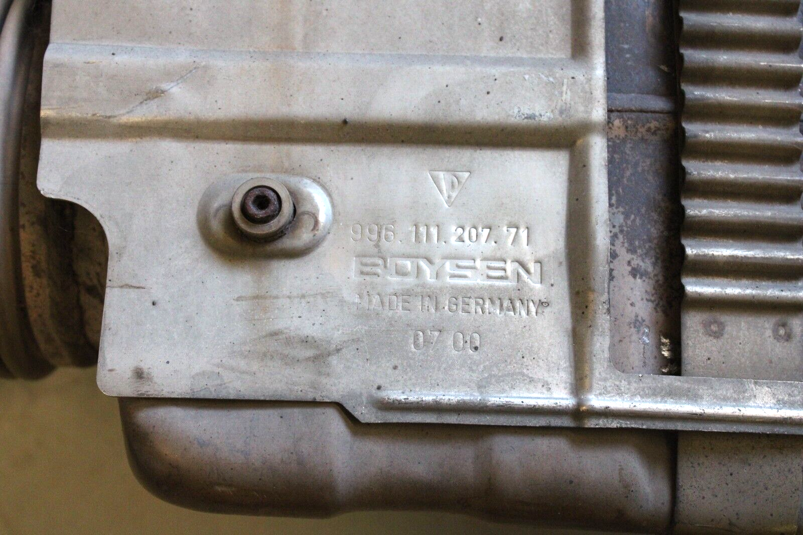 Porsche 911 Turbo 2001-2005 OEM Muffler Down Pipe Rear - Image 14