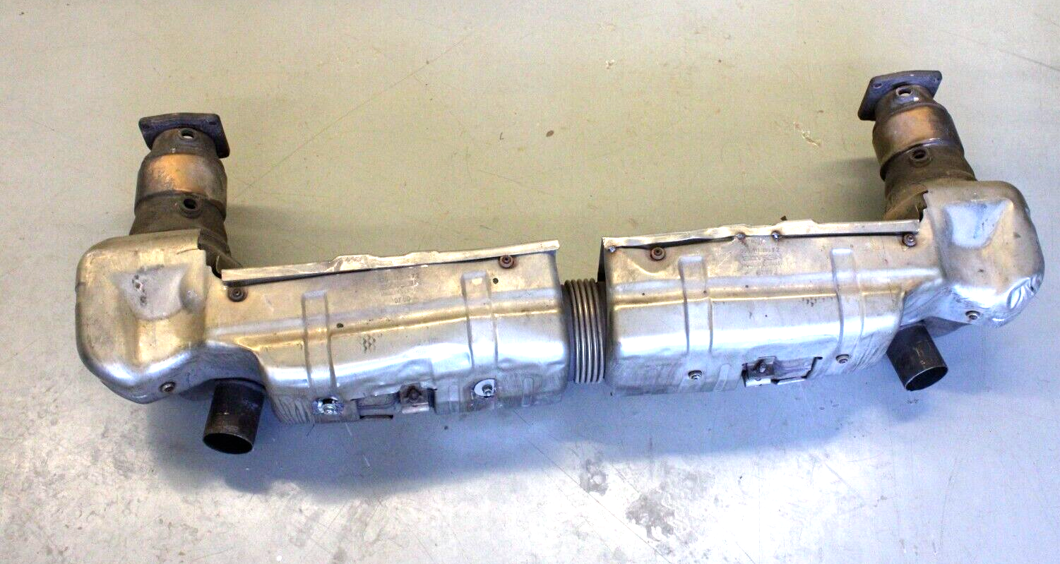 Porsche 911 Turbo 2001-2005 OEM Muffler Down Pipe Rear - Image 18
