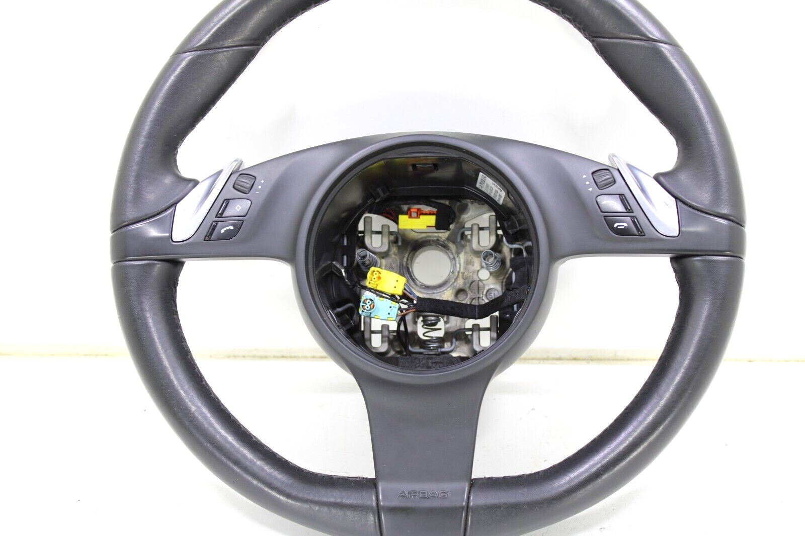 Porsche Cayenne Panamera 2010-2016 OEM Steering Wheel - Image 3