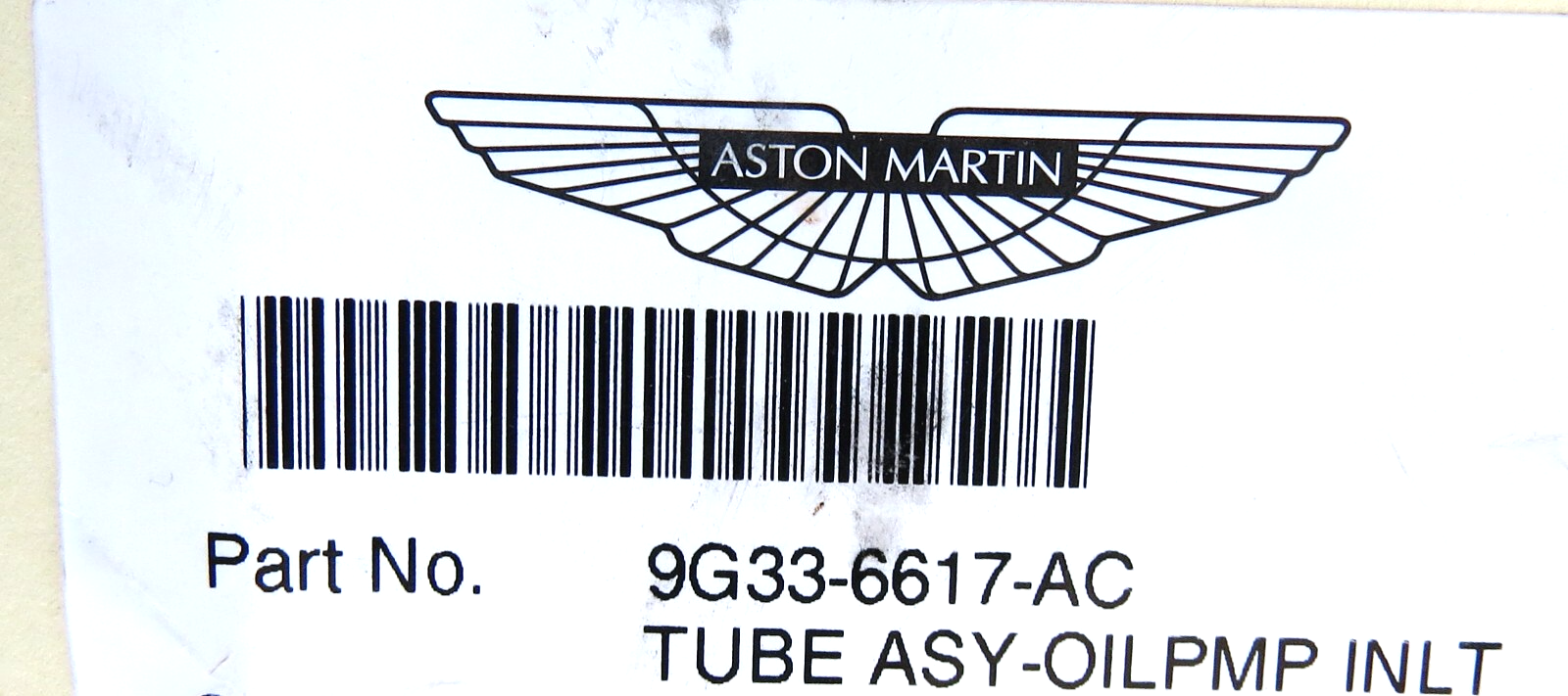 Aston Martin V8 Vantage 4.7L 2009-2016 OEM NEW Oil Pump Inlet Tube – Image 9